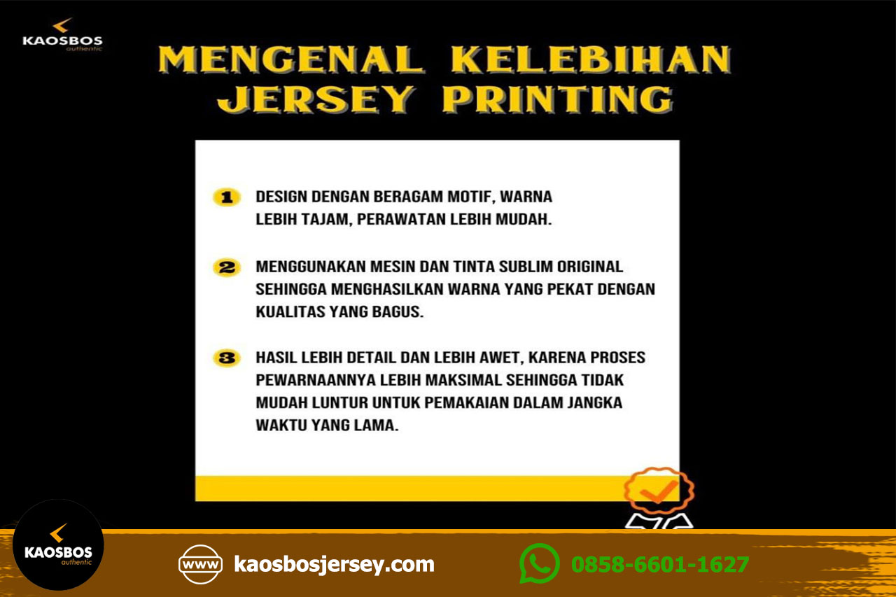 Custom Jersey Printing Semarang 9