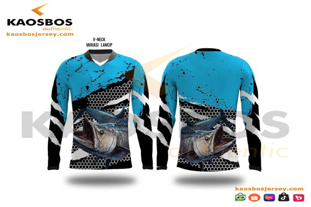 JERSEY MANCING LENGAN PANJANG IKAN TENGGIRI Kaos Bos Jersey 1