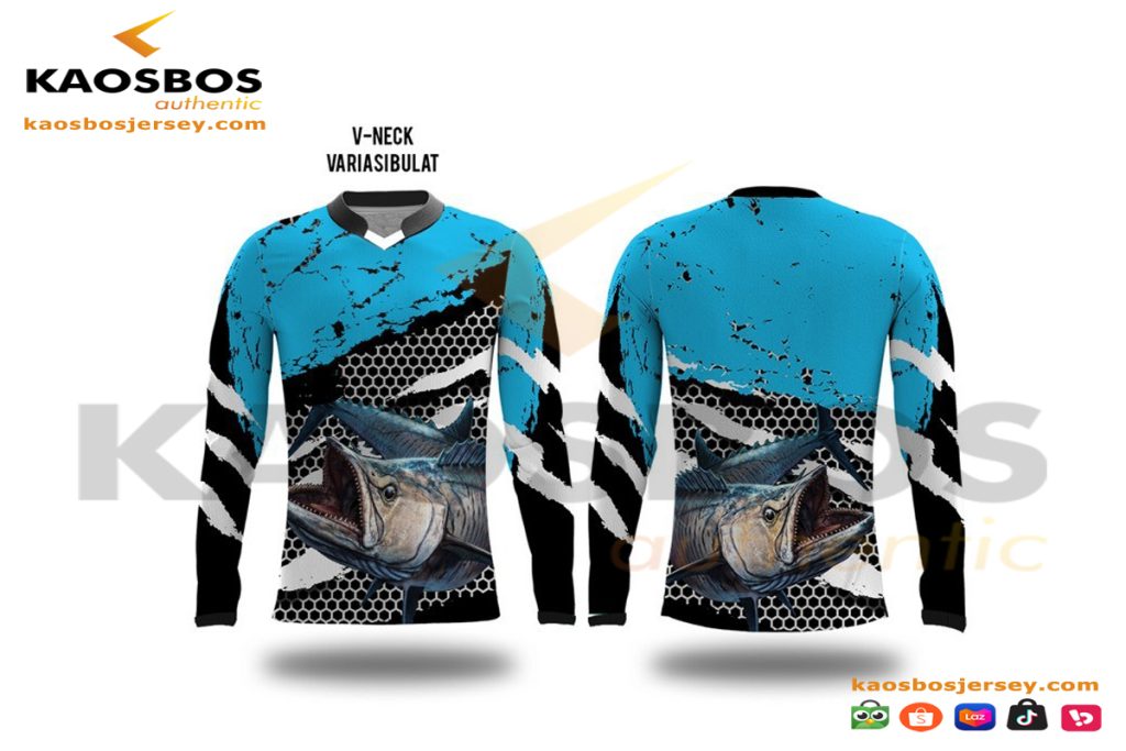 JERSEY MANCING LENGAN PANJANG IKAN TENGGIRI Kaos Bos Jersey 2