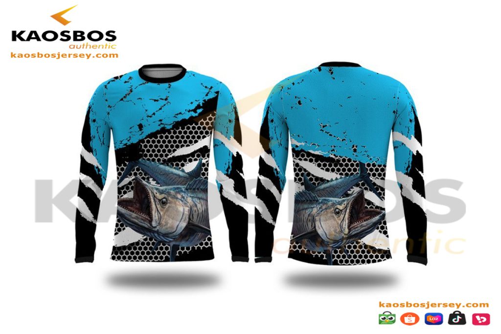 JERSEY MANCING LENGAN PANJANG IKAN TENGGIRI Kaos Bos Jersey 4
