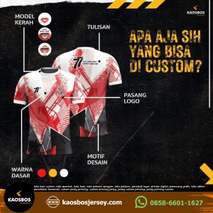 Jersey Custom Printing Semarang KAOSBOS Jersey 28