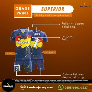 Jersey Custom Printing Semarang KAOSBOS Jersey 3