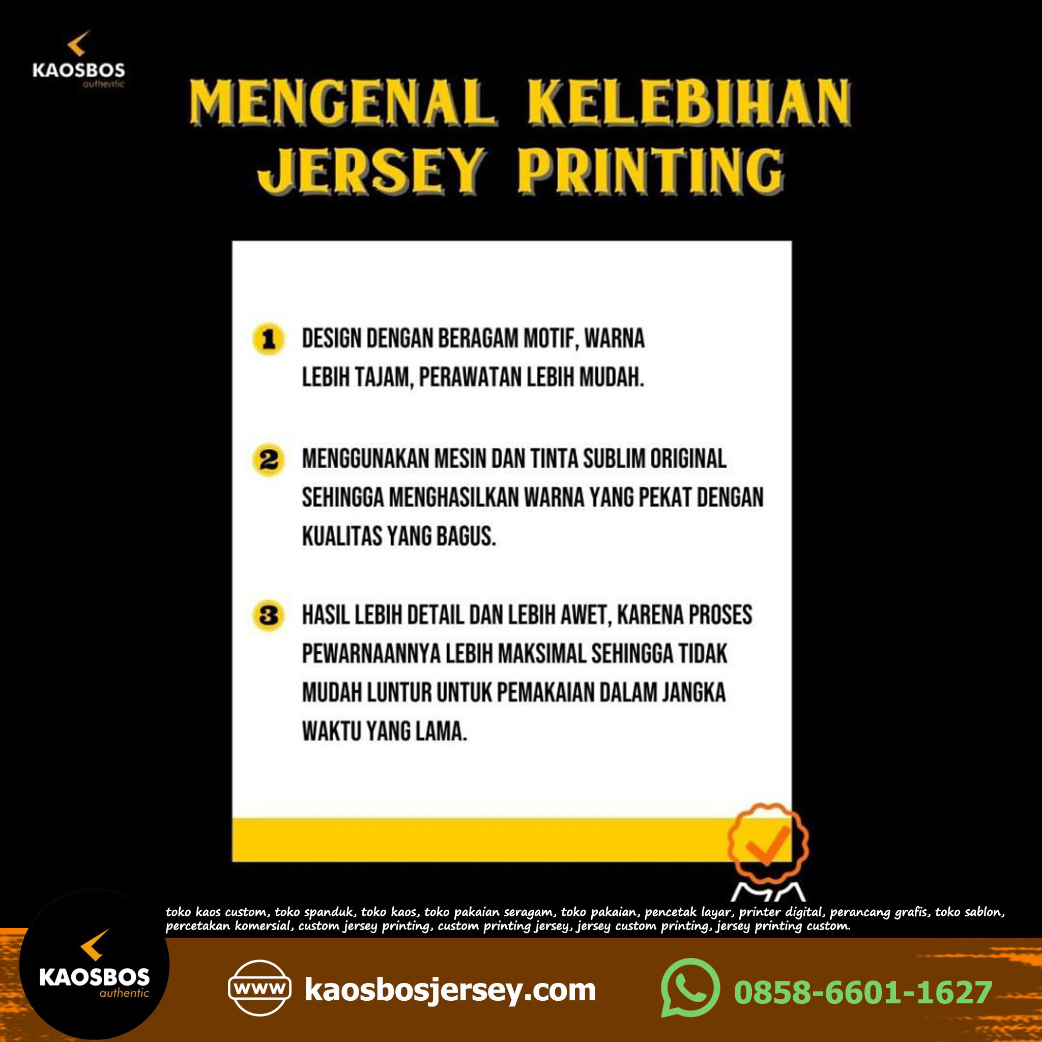 Jersey Custom Printing Semarang 82
