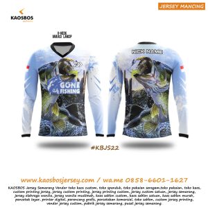 Jersey Mancing Mania Baramundi Lengan Panjang KAOSBOS Jersey