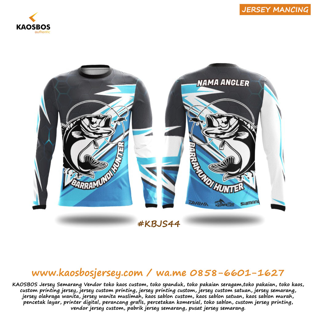 Jersey Mancing Mania Casting Barramundi KAOSBOS Jersey 2