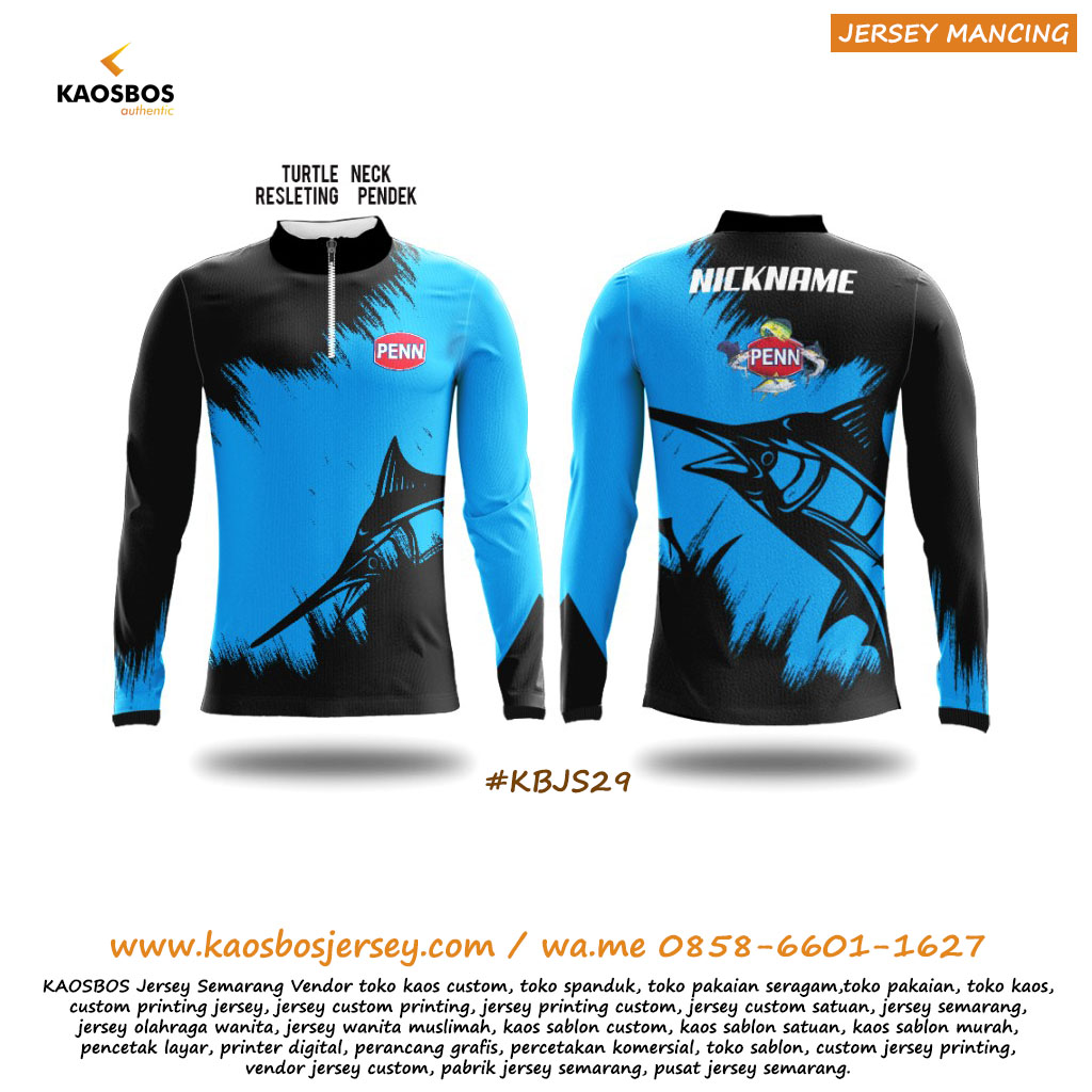 Jersey Mancing Penn Fishing Marlin KAOSBOS Jersey