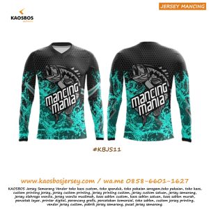 Kaos Baju Jersey Mancing Mania Baramundi KAOSBOS Jersey