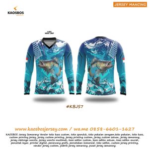 Kaos Jersey Mancing Mania Barramundi Lengan Panjang KAOSBOS Jersey