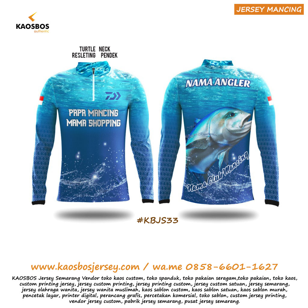 Kaos Jersey Mancing Mania Casting Resleting Depan KAOSBOS Jersey