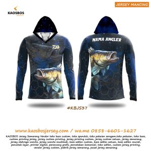 Kaos Jersey Mancing Mania Daiwa Hoodie KAOSBOS Jersey