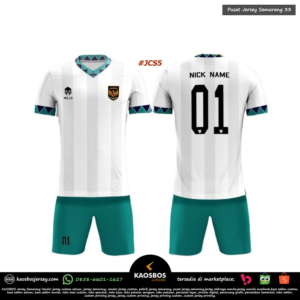 Jersey Sepak Bola KAOSBOS Jersey Semarang