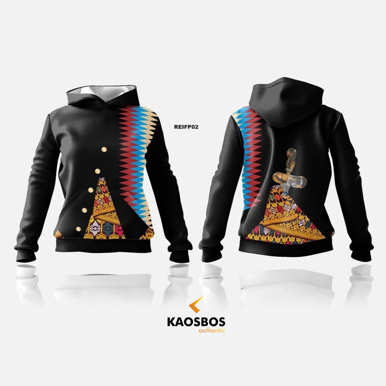 Hoodie Kaosbos Jersey Reifp02