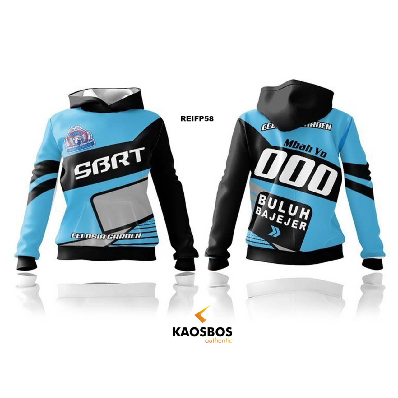 Hoodie Kaosbos Jersey Reifp58