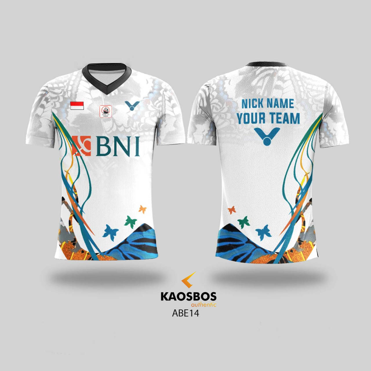 JERSEY BADMINTON ATASAN KAOSBOS JERSEY ABE14
