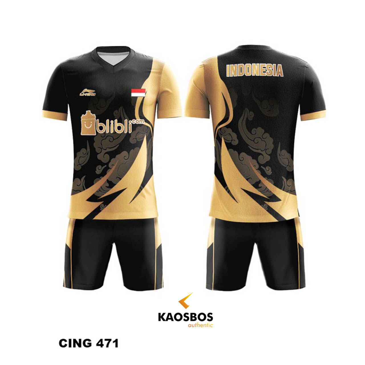Jersey Badminton Setelan Kaosbos Jersey CING471