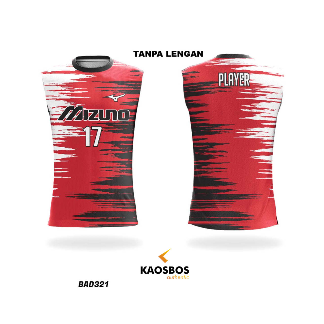 JERSEY BADMINTON SINGLET KAOSBOS JERSEY BAD321 MIZUNO