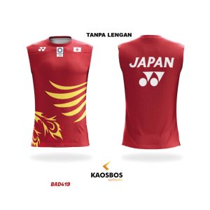 JERSEY BADMINTON SINGLET KAOSBOS JERSEY BAD419