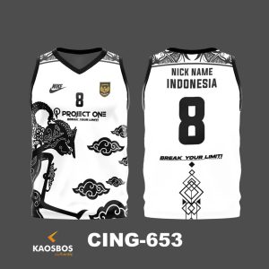 JERSEY BADMINTON SINGLET KAOSBOS JERSEY CING653