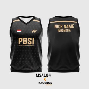 JERSEY BADMINTON SINGLET KAOSBOS JERSEY MSA104