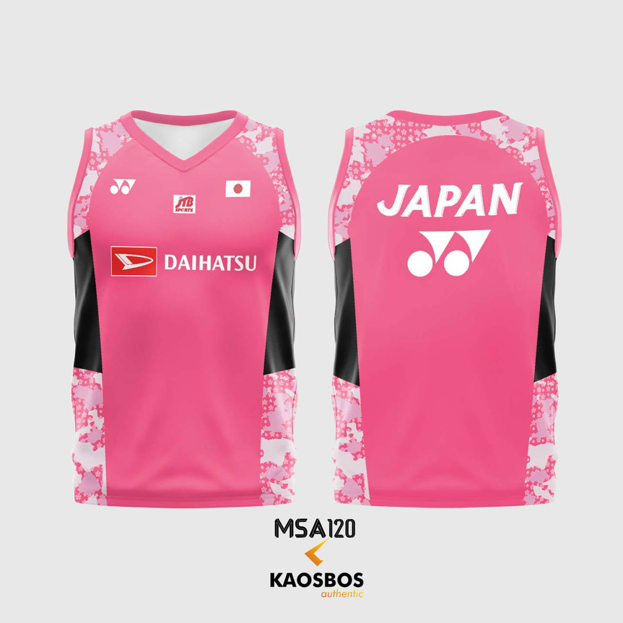 JERSEY BADMINTON SINGLET KAOSBOS JERSEY MSA120