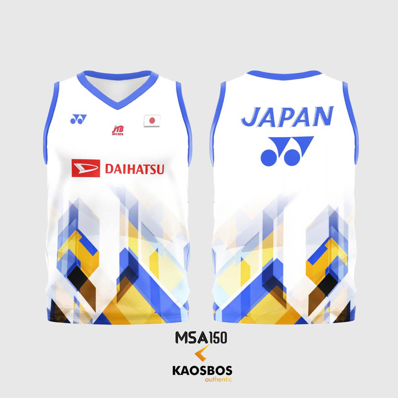 JERSEY BADMINTON SINGLET KAOSBOS JERSEY MSA150