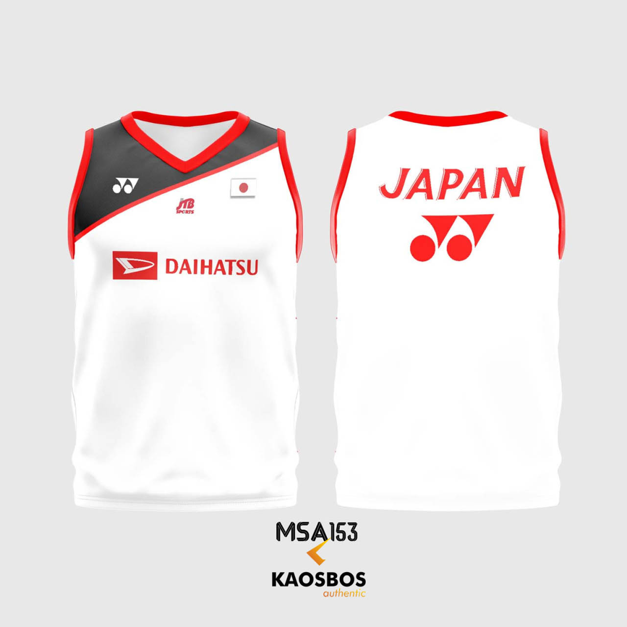 JERSEY BADMINTON SINGLET KAOSBOS JERSEY MSA153