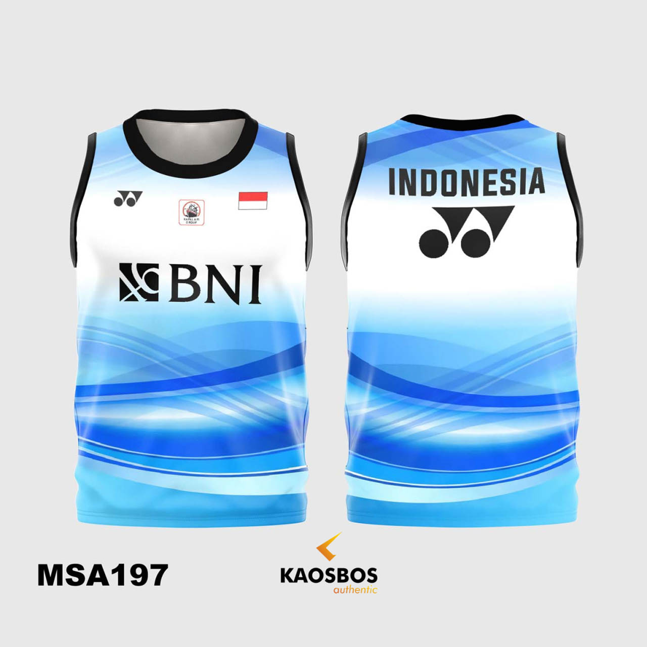 JERSEY BADMINTON SINGLET KAOSBOS JERSEY MSA197