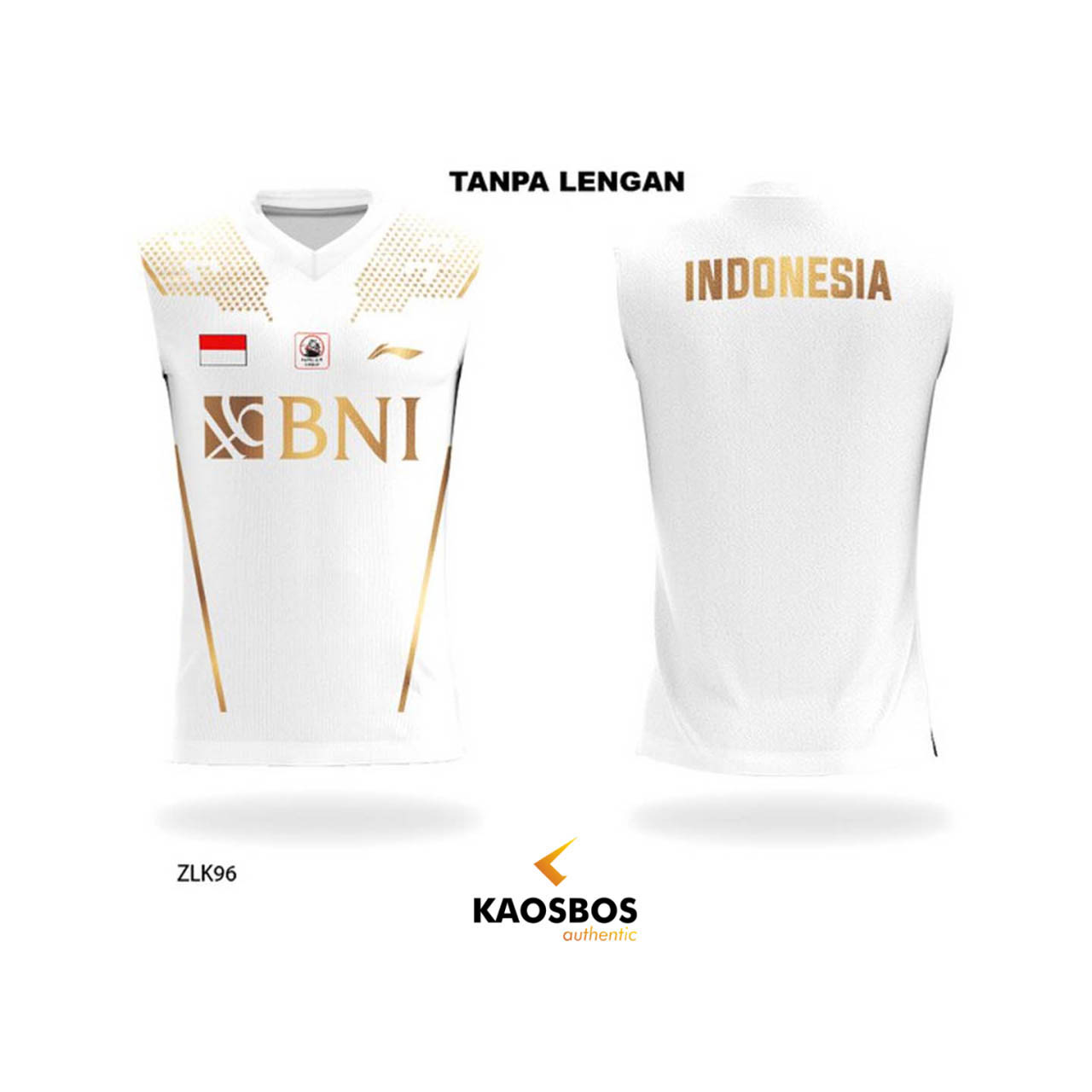Jersey Badminton Singlet Kaosbos Jersey ZLK96