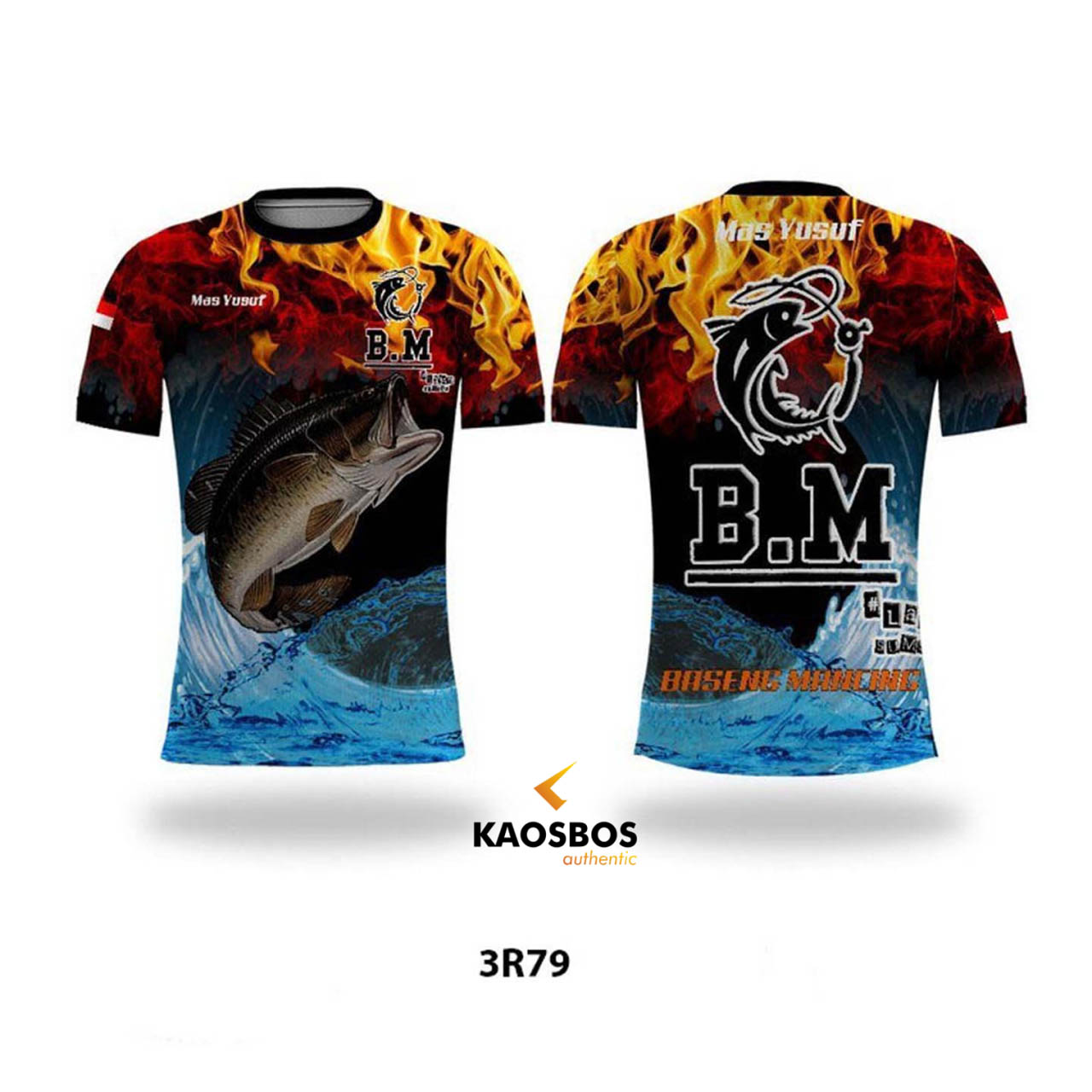 JERSEY MANCING LENGAN PENDEK KAOSBOS JERSEY 3R79 BM