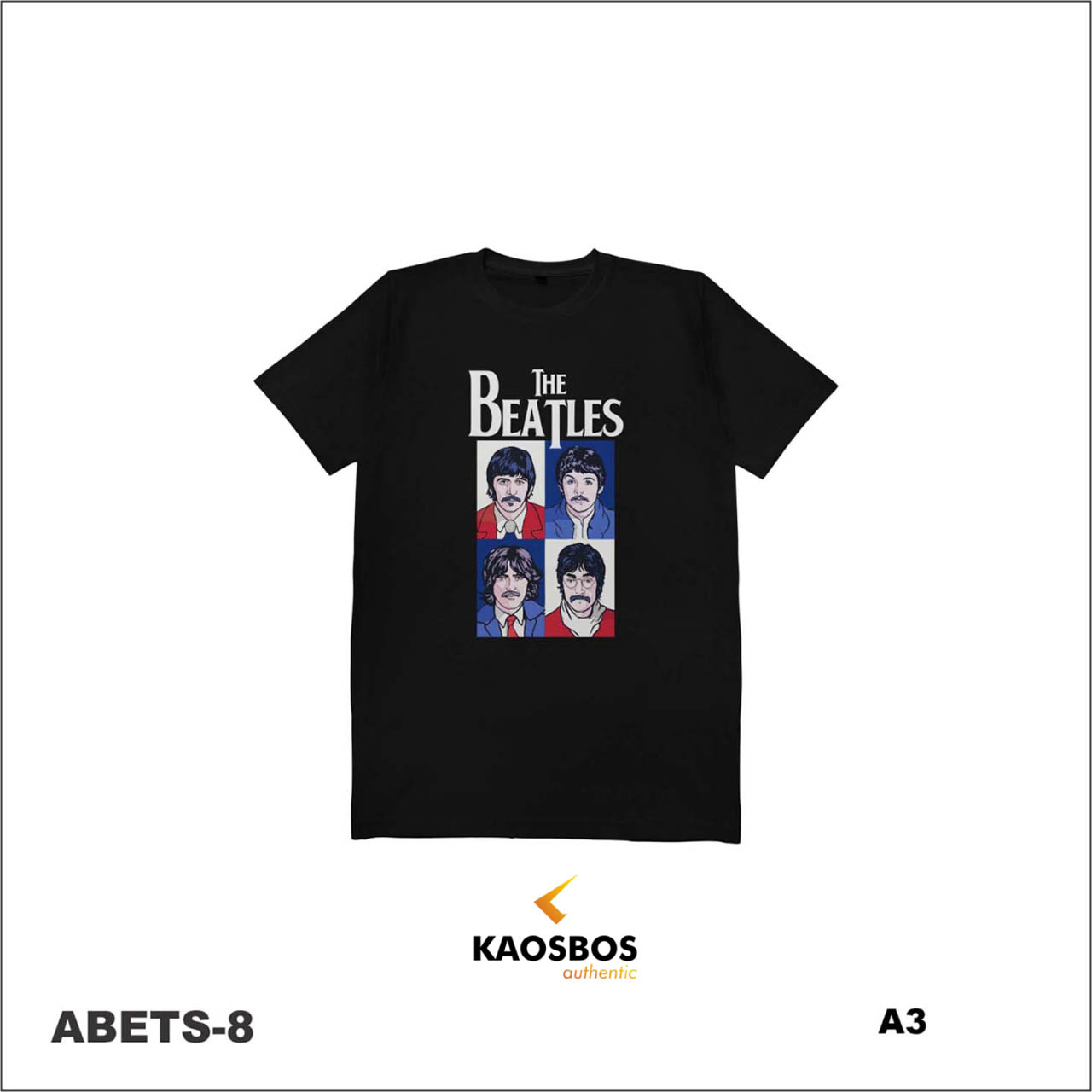 Kaos Sablon DTF Kaosbos Jersey Abets8 The Beatles